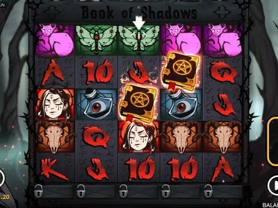 Book Of Shadows — Слот Book Of Shadows с тёмной магией, оккультным фолиантом и фриспинами